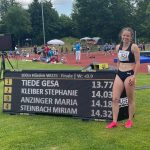 Neuer Kreisrekord über 100m Hürden - Stephanie Kleiber
